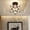 Black, variant on Crystal Ceiling Lamp, Flush Mount Indoor Lighting, Hallway/Stairwell/Closet Fixture, Modern Decorative Design, Energy-Efficient, PVC Material, Easy Mounting Hardware Included