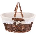 thumbnail image 1 of Lot de 1 Paniers Tressés à la Main pour Rangement Portable et Multi-Usage en Diverses Occasions, 1 of 8