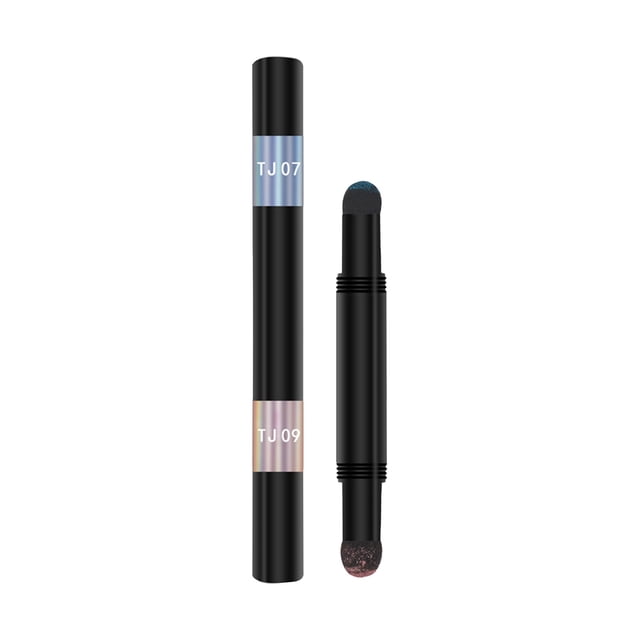 WIFKLSIIPG Double Headed Nail Powder for Nails Air Cushion Nail Powder Pen Nails Powder with Mirror Effect Manicure Cushion Magic Pen Gold and Silver Colored Sponge