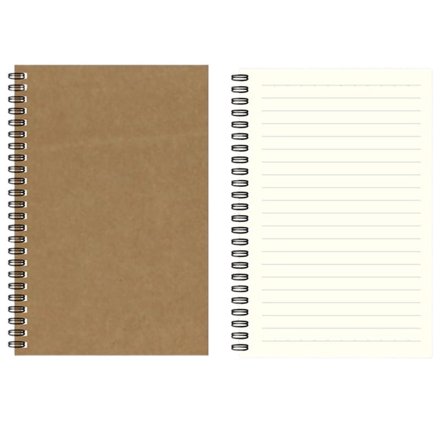Cosmug Premium A5 Notebook | Thick Paper Journal for Work & Note Taking | 100 Pages/50 Sheets | Brown Cover | Grid, Horizontal, Blank, Dot Page Options, Yellow 2