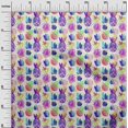 thumbnail image 3 of oneOone Tissu Polyester Spandex Violet Ananas Matériel de Robe Tissu Imprimé Tissu au Mètre 56 Pouces de Large, 3 of 4