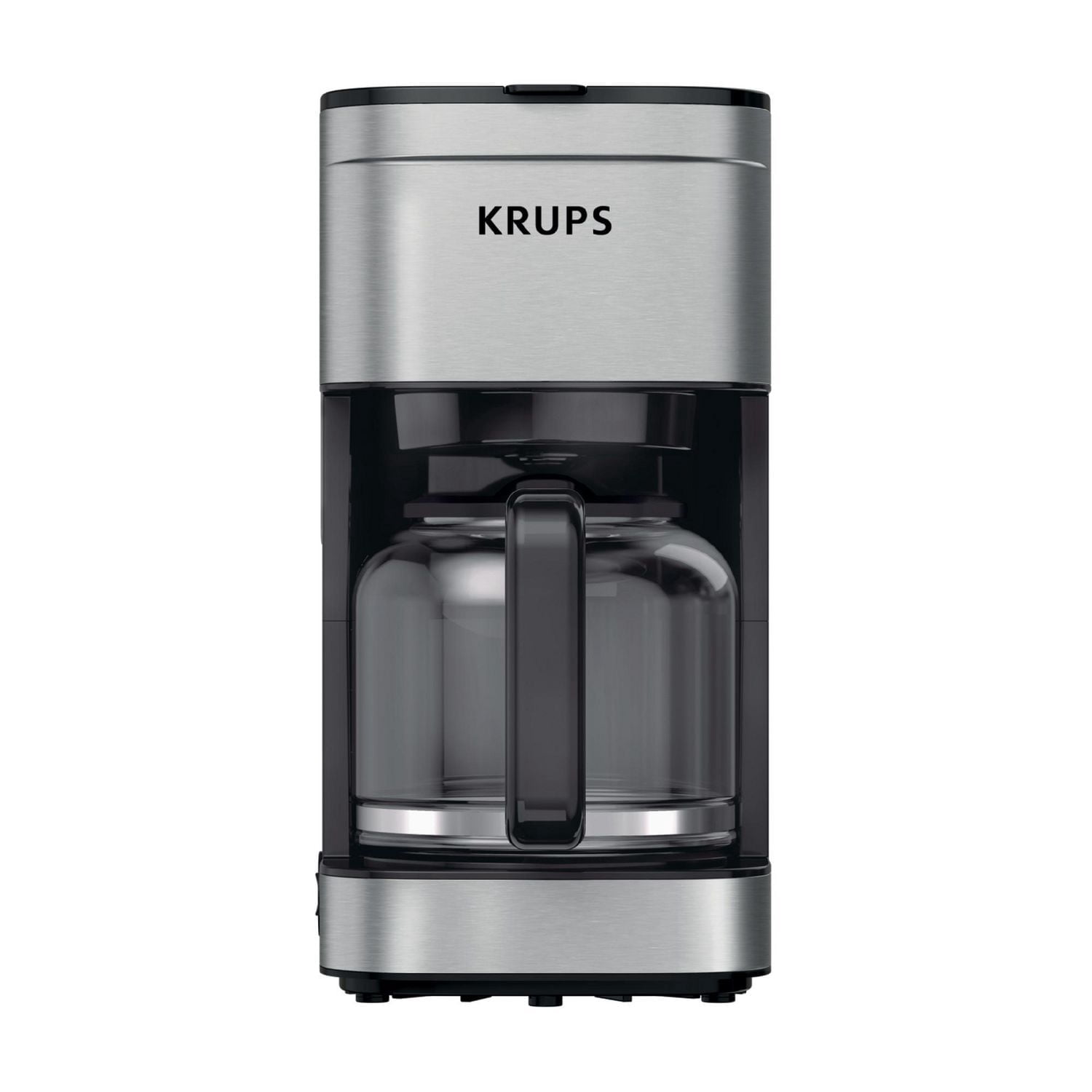 KRUPS Simply Brew Machine à café familiale avec filtre à café réutilisable, Bouton marche/arrêt facile, 10 tasses