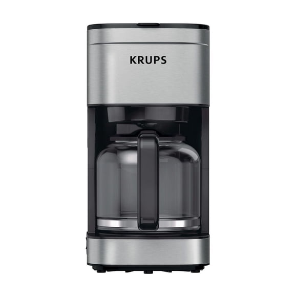 KRUPS Simply Brew Family Coffee Maker with Reusable Coffee Filter, Easy on/off Button, 10-Cup