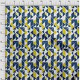 thumbnail image 3 of oneOone Silk Tabby Fabric Parallelogram & Triangle Geometric Decor Fabric Printed BTY 42 Inch Wide, 3 of 4