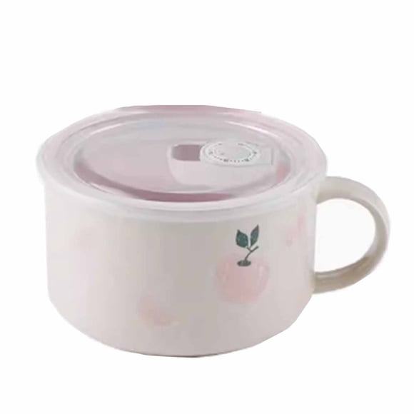 Qeeadeea Bouillon Cups, French Onion Soup Bowls With Handles, French Onion Soup Crocks Oven Safe, Microwave Soup Bowl, Soup Mug-pink900ml