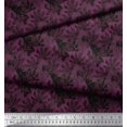 thumbnail image 3 of Soimoi polyester Crepe Fabric Chestnut Leaves Printed Craft Fabric by the Yard 42 Inch Wide, 3 of 3