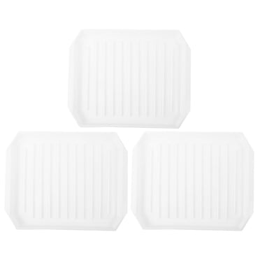 3 Pcs Bacon Moule de Cuisson Plateau de Cuisson Micro-Ondes Grille de Cuisson Micro-Ondes Batterie de Cuisine pour la Maison