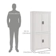 thumbnail image 2 of HOMCOM 64" Kitchen Pantry Storage Cabinet with 3 Adjustable Shelves, 2 of 8