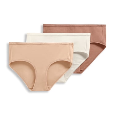 Jockey Women's Organic Cotton Stretch Logo Hipster - 3 Pack