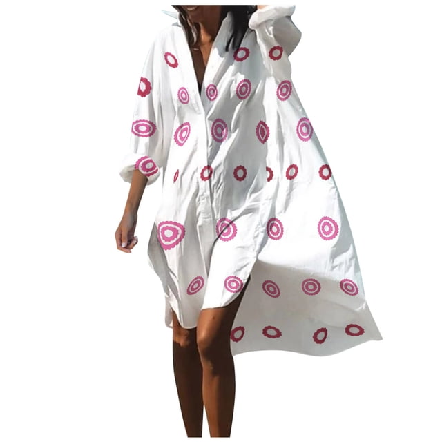 2025 Maillot de Bain pour Femmes Blouse de Plage Robes d'Été pour Femmes Plage avec Manches Bikini Tenue de Plage Maillot de Bain Combinaison de Plage Robe Midi