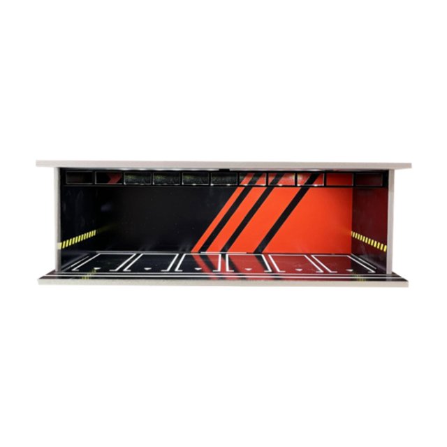 Milaget 1/64 Model Car Display Case Car Garage Display Case for Sports Car Alloy Car B