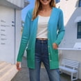 thumbnail image 2 of Gubotare Cardigans pour Femmes avec Poches, Décontractés, Légers, à devant Ouvert, Chandails Cardigan pour Femmes (Vert,G), 2 of 8
