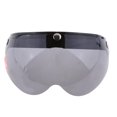 thumbnail image 2 of Almencla Motorcycles Scooter 3/4 Open Face Helmet Flip Up Visor with Grey Mirror Lens, 2 of 6