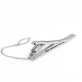 thumbnail image 3 of 1pc Men Metal Silver Tone Simple Necktie Tie Bar Clasp Clip Clamp Pin, 3 of 6