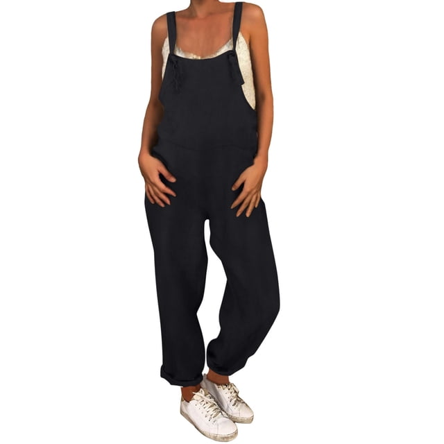 Salopettes Grande Taille Combinaison Décontractée pour Femmes Combinaison Ample Combinaison pour Femmes