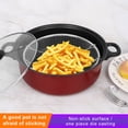 thumbnail image 4 of yingyy Restaurant Deep Fry Pot Fryer Nonstick Pots Cooking Tool Cookware 26cm 0.3mm, 4 of 6