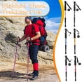 thumbnail image 2 of Liquidation Aujourd'hui! Mât de Randonnée à Quatre Sections, Canne d'Extérieur Haute Résistance, Béquilles pour la Randonnée, la Marche, le Camping, Bâton de Marche Ajustable pour Femmes et Hommes Offres du Jour Liquidation!, 2 of 6