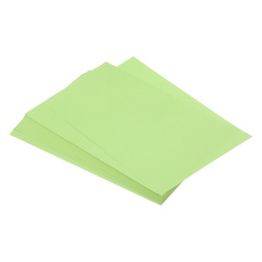 Unique Bargains 125 Feuilles A4 Papier Copie Imprimé Coloré 8.5 Pieds x 11 Pieds Papier Origami Papier pour Imprimante 80gsm pour Impression, Vert Pâle