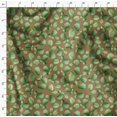 thumbnail image 4 of Soimoi Brown Modal Satin Fabric Cactus Tree Print Fabric by the Yard 42 Inch Wide, 4 of 5