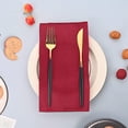 thumbnail image 3 of maskred 20piece Polyester Table Napkins For Luxurious Dining Experience Soft And Comfortable Cloth Napkins Rose Red, 3 of 6