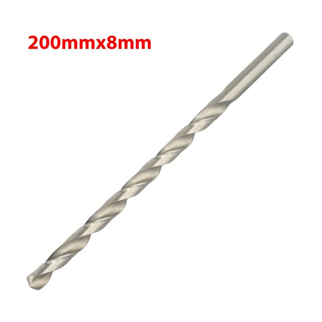 200mm Extra Long High Speed Steel HSS Drill Bits For Metal Drilling 2-10mm