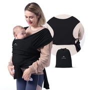 Momcozy Baby Wrap Carrier Slings, Adjustable Easy to Wear Infant Carrier Slings for Babies Girl and Boy