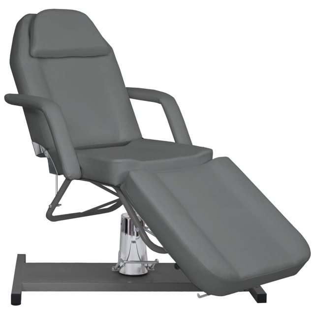 vidaXL Table de Massage Gris 180x62x(87-112) cm