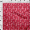 thumbnail image 2 of oneOone Cotton Poplin Fabric Leaves & Floral Block Print Fabric BTY 56 Inch Wide, 2 of 4
