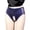 Blue, variant on EGNMCR Women's Cotton Underwear, High Waist Breathable Briefs, Soft Underpants, Ladies Stretch Panties Women's High Waist Lace Open Transparent Mesh Panties Briefs Women Underwear