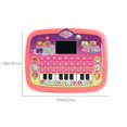 thumbnail image 2 of Red Interactive English Learning Tablet Led Screen Educational Toy For Kids Vocabulary Builder Early Bilingual System Gift For 3 Year Olds Boys Girls, 2 of 6