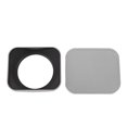 thumbnail image 2 of Metal Square Lens Hood, Aluminium Alloy Lens Shade with Cap, Scratch Proof Lens Hood Protector Easy to Install for SLR Cameras DSLR Cameras, 2 of 7