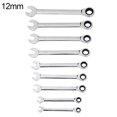 thumbnail image 2 of Essen 8mm-19mm Reversible Ratchet Wrench Durable Ratcheting Spanner Nut Hand Tool, 2 of 7