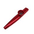 thumbnail image 1 of Red Metal Kazoo Musical Instrument - Red Accompaniment Flute For Guitar Ukulele, Humming Sound, Fun For Kids And Adults, 1 of 1