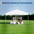 thumbnail image 3 of Eastvita Instant Pop-Up Canopy Tent with 4 Side Walls (White), 3 of 6
