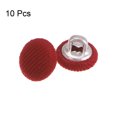 thumbnail image 3 of Unique Bargains 10pcs 16L Fabric Cloth Covered Button 10mm Round Metal Shank Sewing Buttons for Suits Dress Blouses, Red, 3 of 5