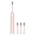thumbnail image 2 of LSLJS Electric Toothbrush, Electric Toothbrush with 4 Brush Heads, Smart 6-speed Timer Electric Toothbrush IPX7, Electric Toothbrush, 2 of 6