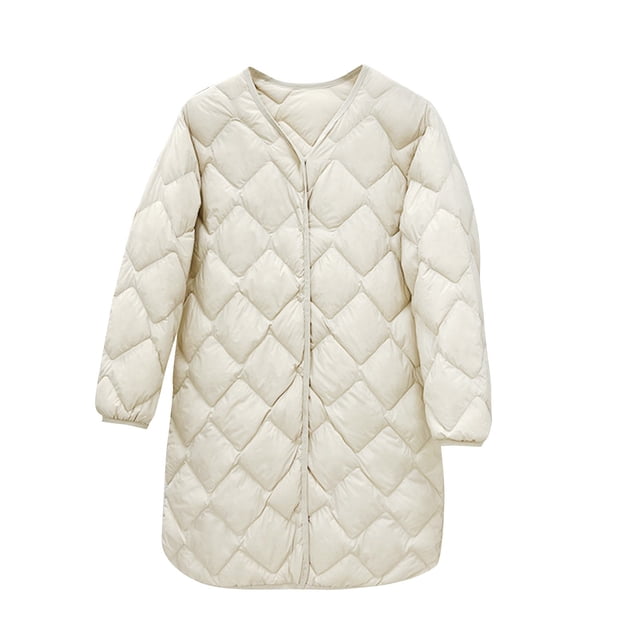 Yuyuzo Womens Quilted Jackets Button down Lightweight Puffer Jacket Winter Warm Outwear Downcoat