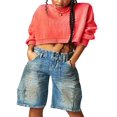 thumbnail image 1 of Ladies‘ Solid Color Knit Sweater with Long Sleeves and Loose Fit, 1 of 9