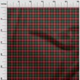 thumbnail image 3 of oneOone Georgette Viscose Red Fabric Check Sewing Material Print Fabric By The Yard 42 Inch Wide, 3 of 4