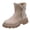 Beige, variant on Women's Snow Boots - Snow for Women Wide Calf Womens Snow Warm and Cosy Leather Womens Winter Snow Women Footwear with Real Wool Snow Womens Narrow Width Women Snow for Comfort and Winter
