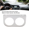 thumbnail image 3 of 2 Hole Gauge Panel Gauge,Universal Two Hole Metal 2-1/16 Inch 52MM Universal Metal Car Meter Mount Instrument Panel, 3 of 8