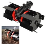 Weeding Wheel, Effectively Flexibility Head Tiller Upgrade Performance Saving Time and Energy Grass Weeding Wheel Universal 9 Teeth Aluminum Iron Scarifier Accessory