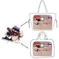 thumbnail image 3 of Felt Purse Insert Organizer Portable Cosmetic Bag Fit For Handbag Tote Various Bag New, 3 of 9