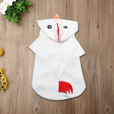 Wzzjkit Vêtements pour Animaux de Modélisation de Poule, Halloween Effrayant, Chats, Chien, Costume de Transformation, Fournitures pour Animaux
