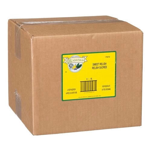 Coolcrisp Relish aux Cornichons 4 L (4/caisse) - 8,8 Lb - Condiment Sucré