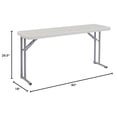 thumbnail image 2 of NPS Table Pliante de Séminaire Robuste 18 Pouces x 60 Pouces, Gris Moucheté, Capacité de 700 lb, 2 of 8