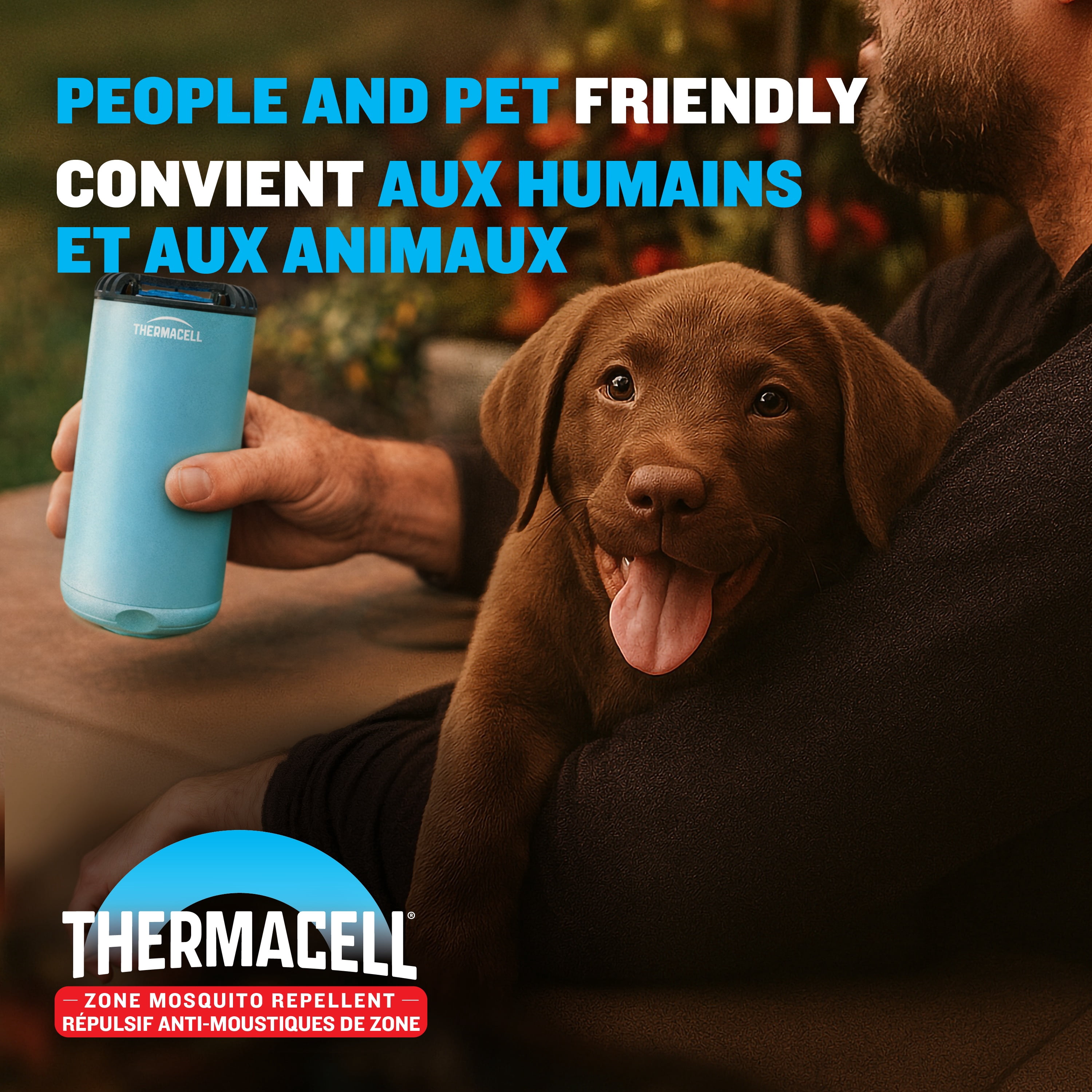 Thermacell Fuel-ZoneGuard Base Fuel Powered Mosquito Repeller with 12-Hr Refill