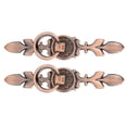 thumbnail image 2 of Pendant Handle, 2 Sets Ring Pull Round Single Hole Handles Ring Pull, Modern And Simple Shape, Easy To Install, For Wardrobes Drawer Furniture 231 Large Antique Copper, 2 of 8