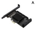 thumbnail image 1 of 10/16 Port SATA PCIE 6Gbs Internal Adapter Converter SATA 3.0 Cards J6W0, 1 of 9