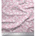 thumbnail image 1 of Soimoi polyester Crepe Fabric Artistic Floral Print Fabric by the Yard 52 Inch Wide, 1 of 3